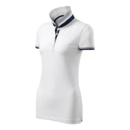 image-Malfini Collar Up W MLI-25700 white polo shirt