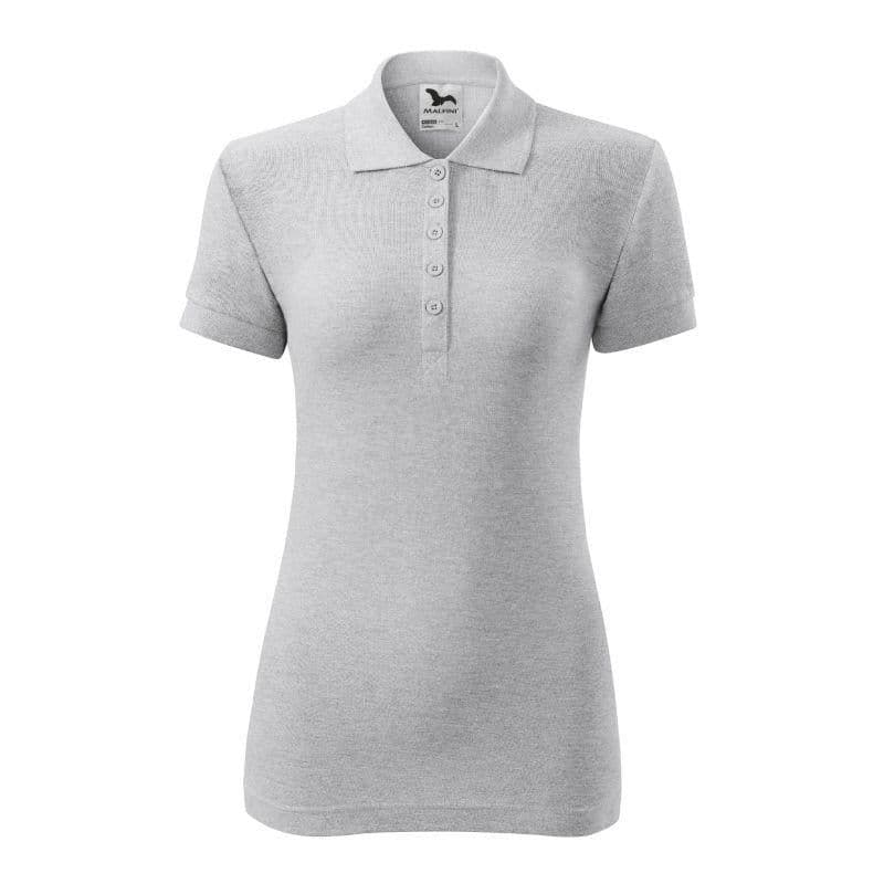 image-Malfini Cotton polo shirt W MLI-21303 light gray melange