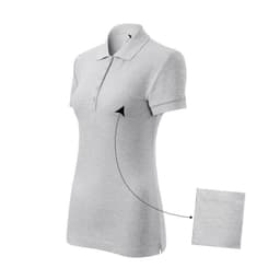 image-Malfini Cotton polo shirt W MLI-21303 light gray melange