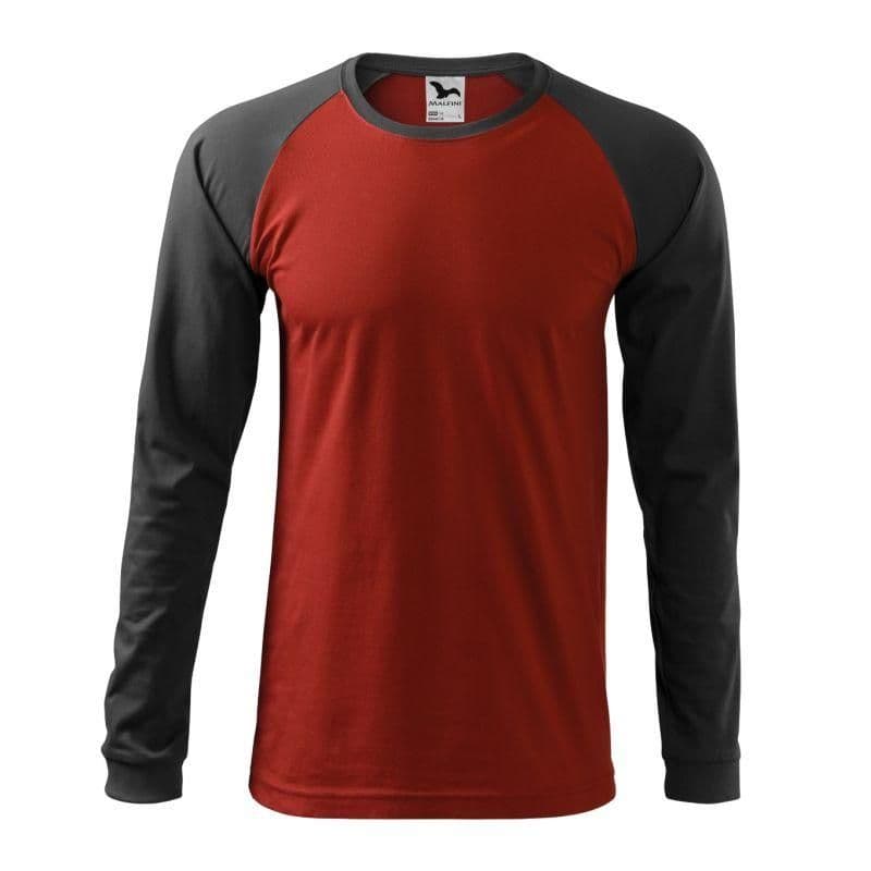 image-T-shirt Malfini Street LS M MLI-13023 marlboro red
