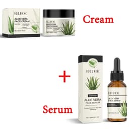 image-Eelhoe Aloe Vera Skin Care Series Fade Fine Lines Light Weight Improving Elasticity Nourishing Hydrating Facial Moisturizing Set