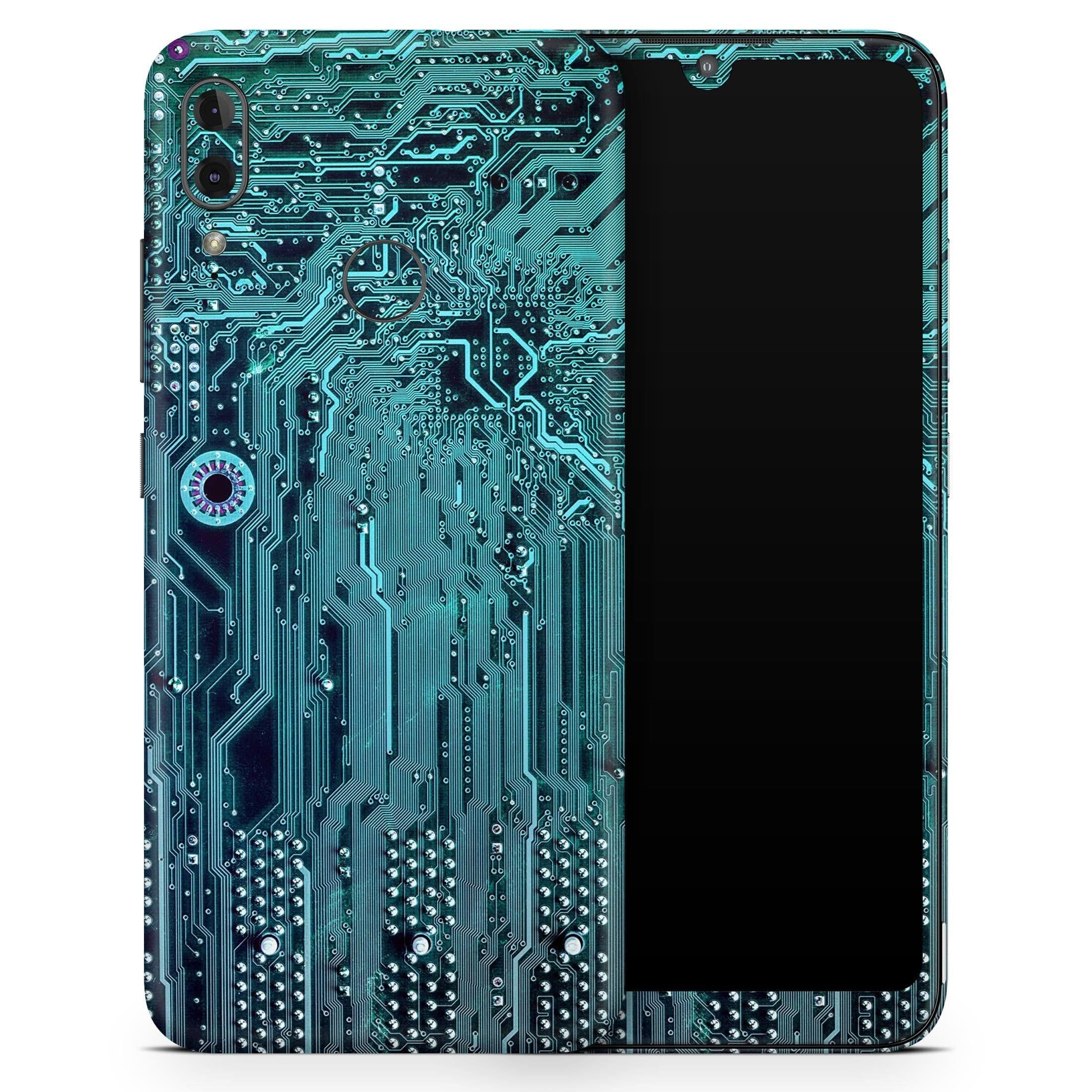image-Electric Circuit Board V5 - Full Body Skin Decal Wrap Kit for Motorola