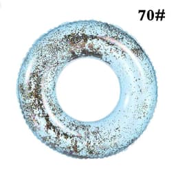 image-Summer Inflatable Ring Donut Inflatable Water Floating Ring Water Floating Mat Adult Children And Teenagers Water Play Supplies