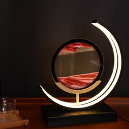 image-Moving Sand LED Table Lamp 9.8" Sandscape