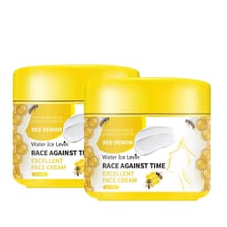 image-Anti-Aging Face Cream with Bee Venom&Niacinamide - Hydrating & Firming Formula with Collagen & Salicylic Acid for All Skin Types