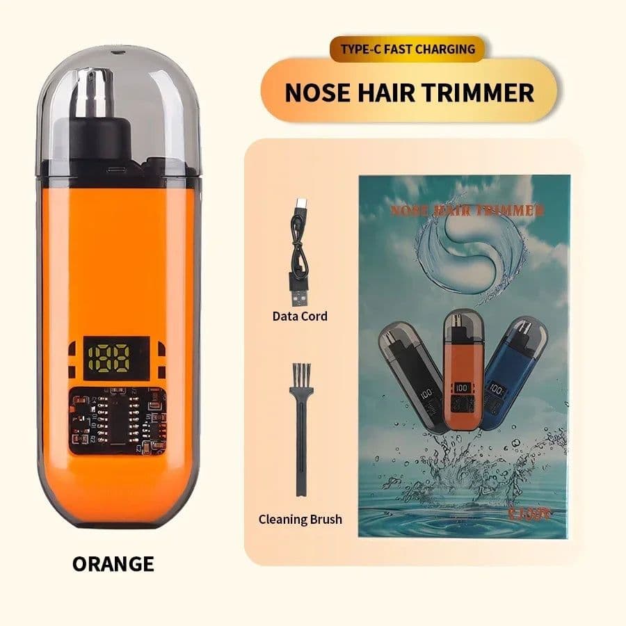 image-2 In 1 Electric Portable Ear And Nose Hair Trimmer Clipper 2024 Professional Painless Portable Eyebrow For Men