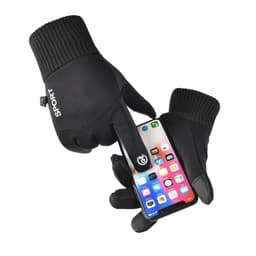image-Men Winter Gloves Thermal Waterproof Cycling Motorcycle Gloves Full Finger TouchScreen Outdoor Running Skiing Gloves Non-slip