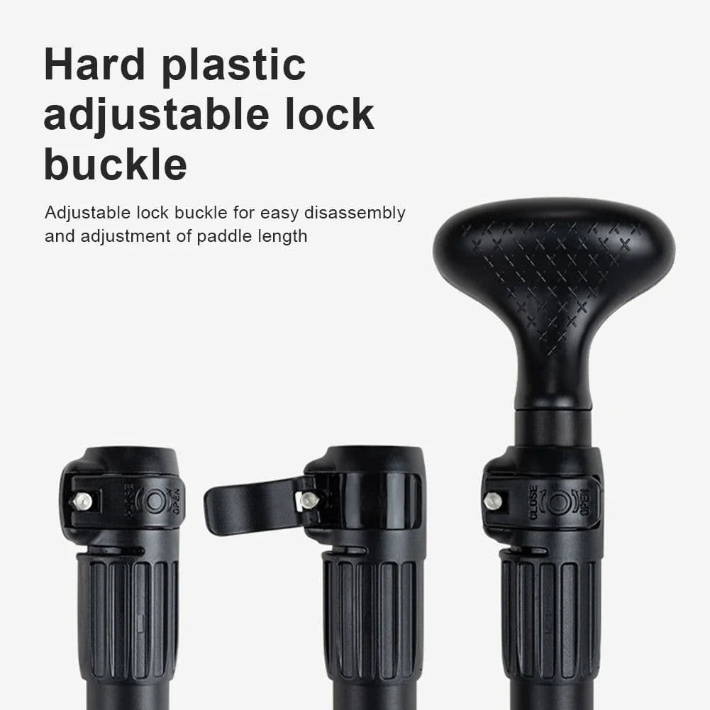 image-3/4-PieceSingle Double Ended Paddles Adjustable SUP Paddle Aluminum Alloy Boat Paddle Portable Retractable SUP Paddle