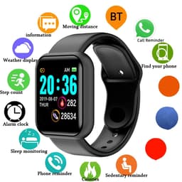 image-Smartwatch Men Women Wristwatches Smart Watch Message Fitness Monitor Bracelet Birthday Gift Electronic Clock For Android IOS