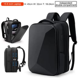 image-Fenruien Brand Laptop Backpack Anti-theft Waterproof School Backpacks USB Charging Men Business Travel Bag Backpack New Design