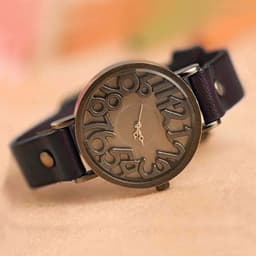 image-Shsby New Vintage Digital Hollow Genuine Cow Leather Strap Watches Women Dress Watches Female Quartz Watch Student Leisure Watch