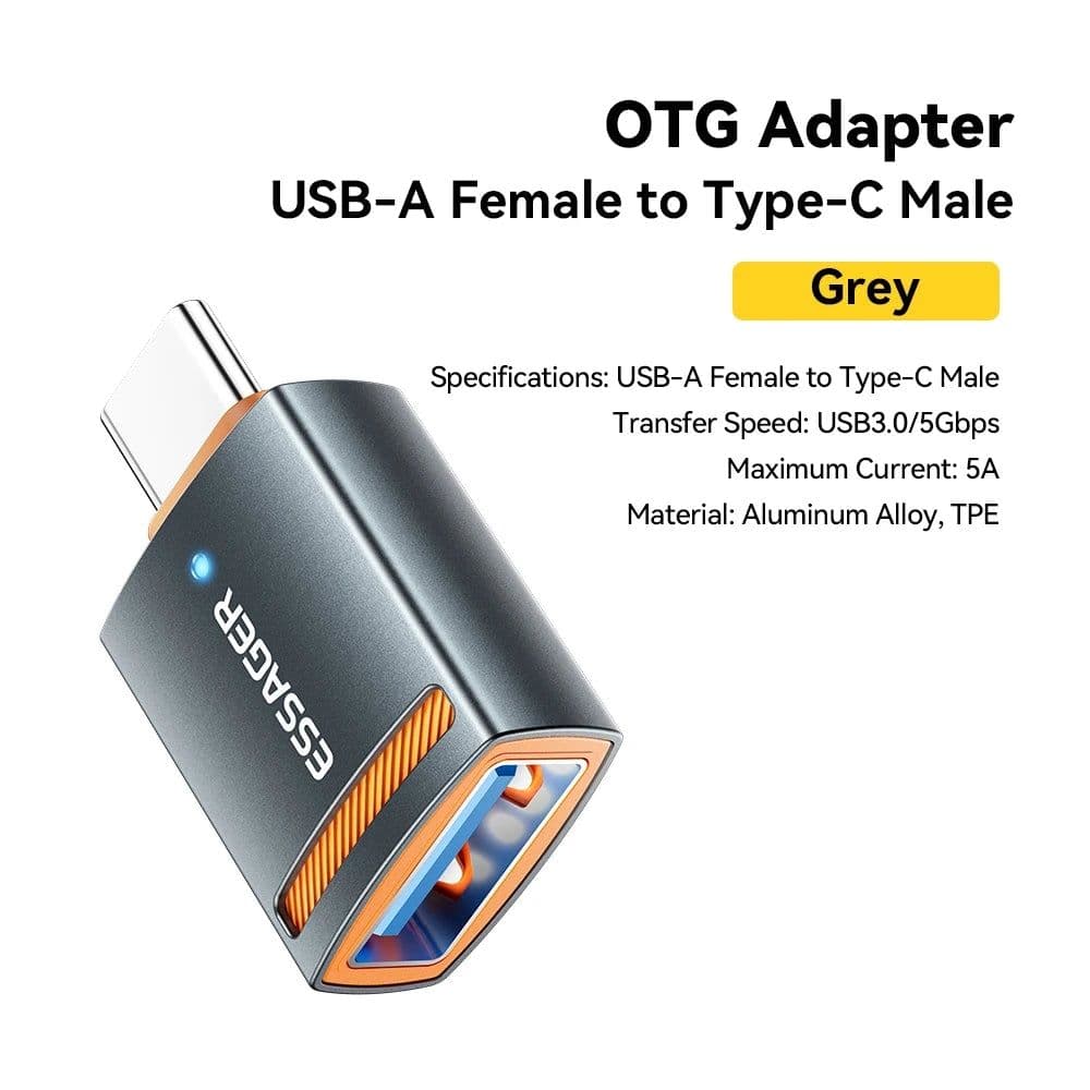 image-Essager USB3.0 OTG Adapter Type-C USB-A Micro Female to USB Micro iP Type-C Male Converter For Macbook Xiaomi iPhone OTG Adapter