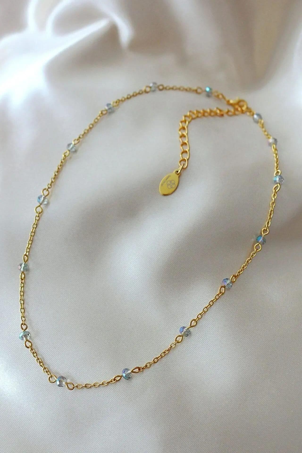 image-"Mermaid Vibes" | 18K Crystals Chain Choker