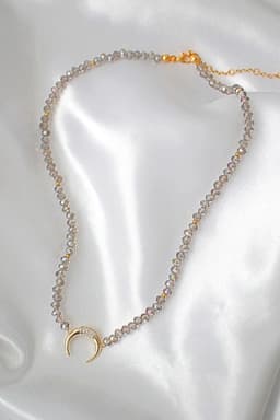 image-"Mermaid Spell" | 18K Chrome Austrian Crystals Choker
