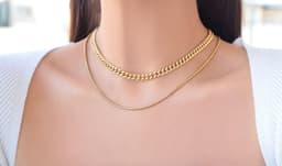 image-24K Thick Cuban Chain Choker