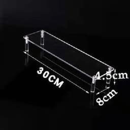 image-Acrylic Display stand for Amiibo Funko POP Figures,Cupcake Cosmetic Nail Polish Clay Figurine Jewelry for Display Stand Riser