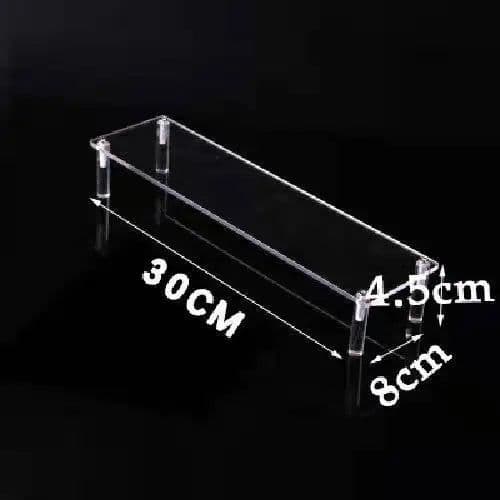 image-Acrylic Display stand for Amiibo Funko POP Figures,Cupcake Cosmetic Nail Polish Clay Figurine Jewelry for Display Stand Riser