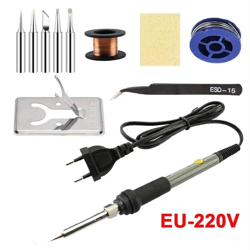 image-60W Adjustable Temperature Electric Soldering Iron EU 220V / ☆US Plug is110V☆ Welding Iron DIY for Repairing