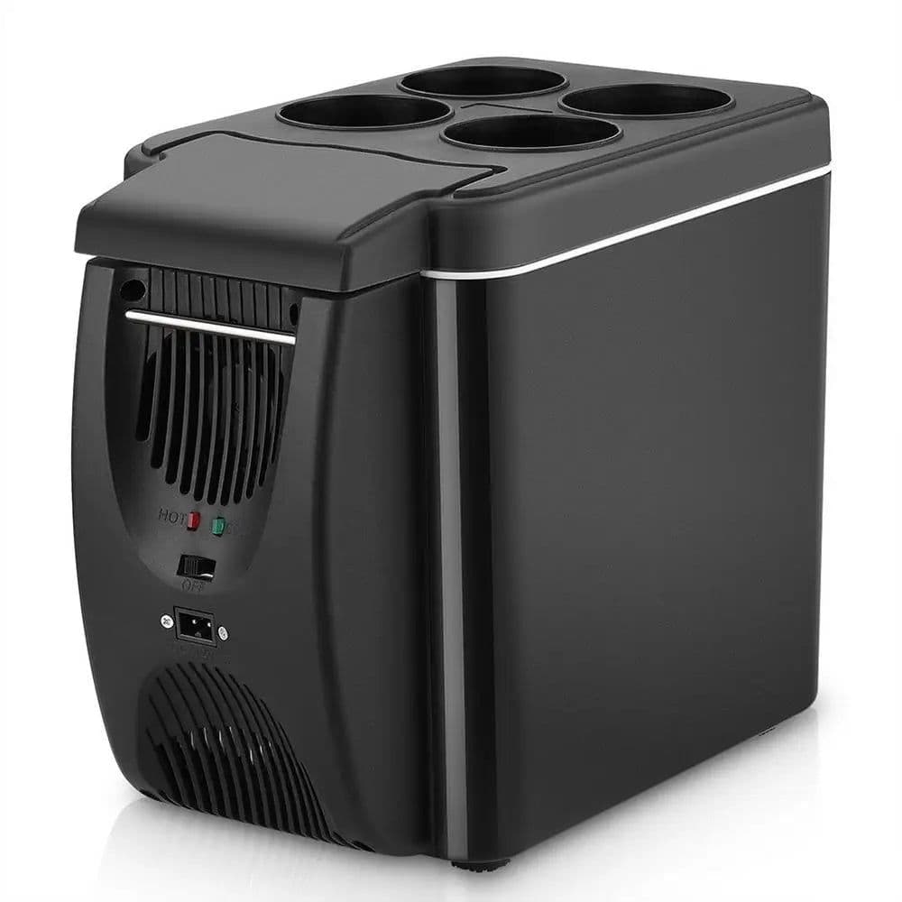 image-12V 6L Car Freezer Mini Freezer Portable Auto Refrigerator Outdoor Refrigerator Auto Refrigerator Car Heater Cooler