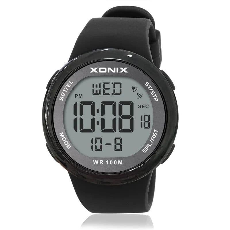 image-GOLDEN Sports Classics Men Relogio Masculino LED Digital Diving Swimming Reloj Hombre Acrylic Mirror Sumergible Wristwatch NY