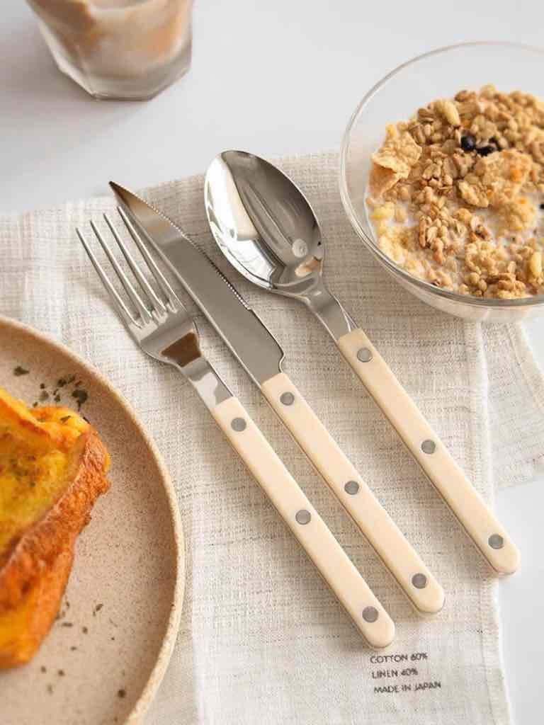 image-Elegant Modern Nordic Flatware Set Of 8 ( $4.9 Each ) - Bistrot Rivet