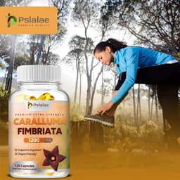 image-Caralluma Fimbriata Capsules - Improves Endurance, Improves Concentration, Boosts Metabolism, Immune Support - 120 Capsules