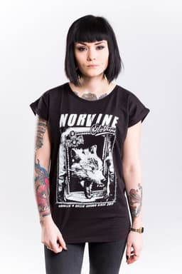 image-WOLF Women's Rolled Sleeve Tunic T-Shirt