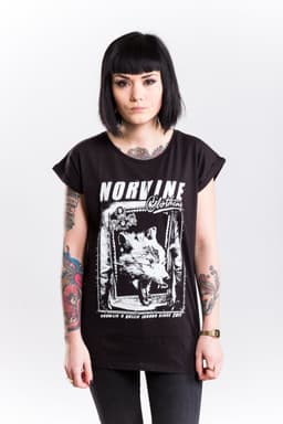 image-WOLF Women's Rolled Sleeve Tunic T-Shirt