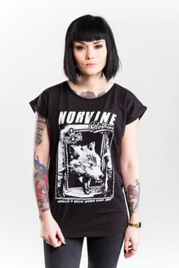 image-WOLF Women's Rolled Sleeve Tunic T-Shirt