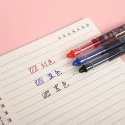 image-10Pcs/set High Quality Needle Type Gel Pens Straight Liquid Ballpoint Pen Kawaii Stationery School Office Supplies Writing