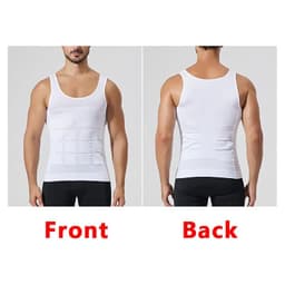 image-YBFDO Men Body Shaper Slimming Compression Vest Undershirt Seamless Waist Trainer Tank Top Belly Control Weight Loss Shapewear