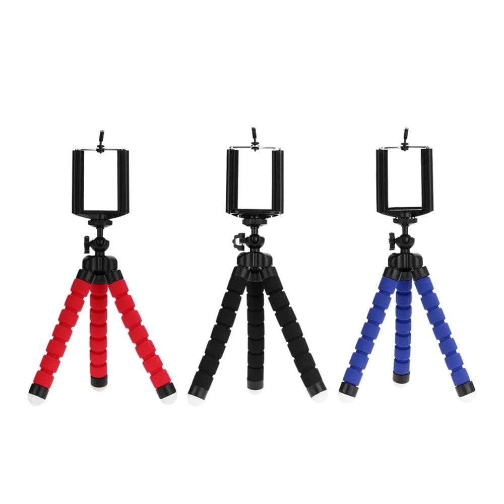 image-Tripods Tripod For Phone Mobile Camera Holder Clip Smartphone Monopod Tripe Stand Octopus Mini Tripod Stativ For Phone
