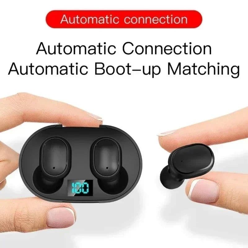 image-E6S Wireless Bluetooth Earphones TWS Bluetooth Headset Wireless Earbuds Noise Cancelling Earphones with Microphone Headphones