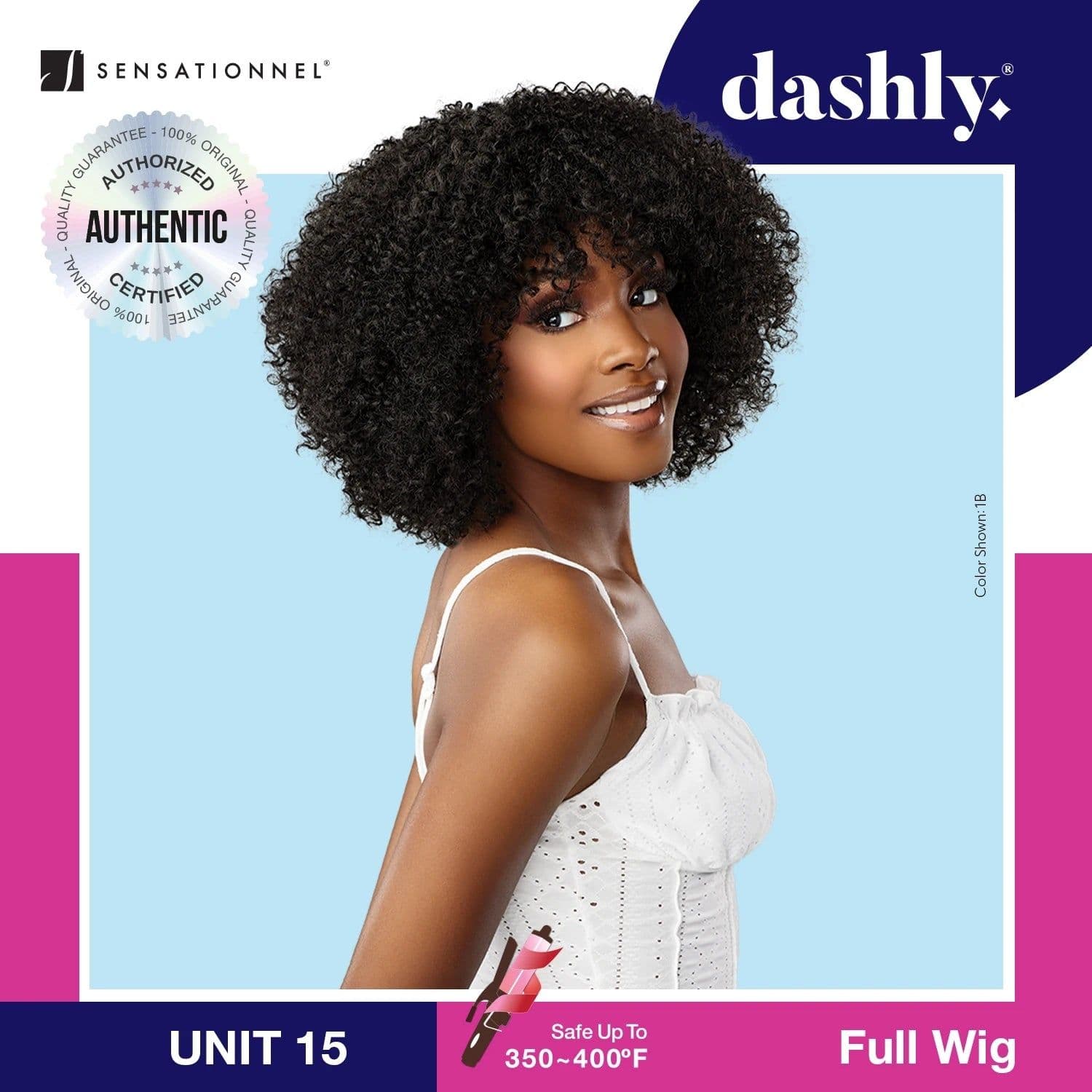 image-Sensationnel Dashly Wig UNIT 15 - Stylish Look, Trendy Style, Easy to Wear, Effortless Glamour