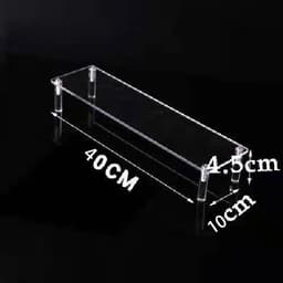 image-Acrylic Display stand for Amiibo Funko POP Figures,Cupcake Cosmetic Nail Polish Clay Figurine Jewelry for Display Stand Riser