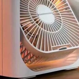 image-Cross-border new small air cooler five-hole spray fan usb desktop humidification air conditioning cooling fan cooler fan