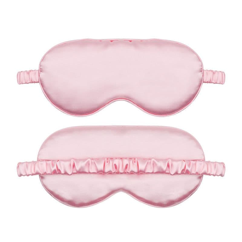 image-Pinying Double-Sided Silk Eye Mask - Tender Pink