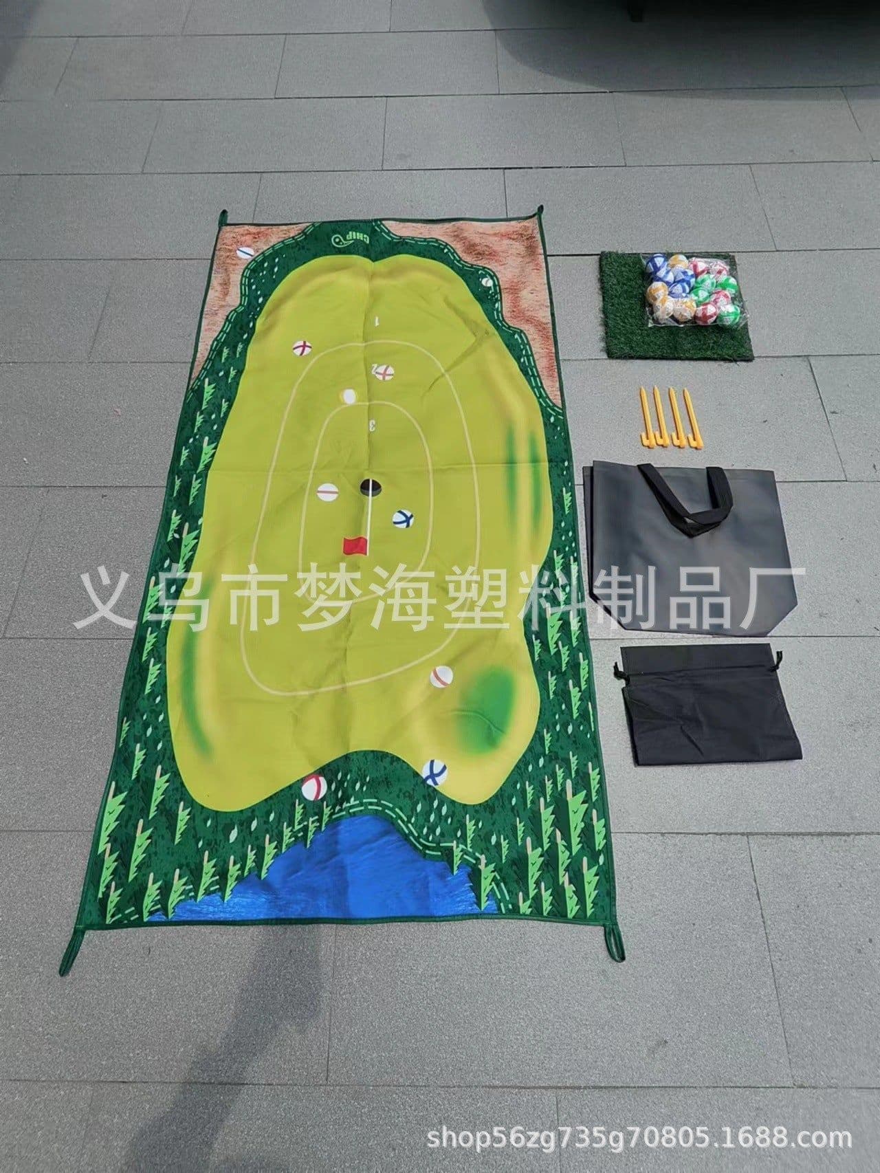 image-The Casual Golf Game Set Leisure and Entertainment Golf Game Set Golf Hitting Mat