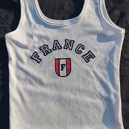image-European American Y2K Blue Crop Top - Slim Fit
