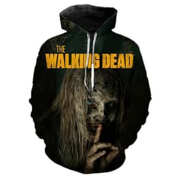 image-2022 Cross-border 3D Fashion Printing Hooded Casual Loose Round Neck Sweater 3D Trendy Casual Sweater