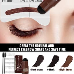 image-EELHOE Eyebrow Powder Stamp Kit Waterproof