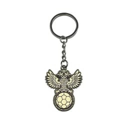 image-Football Team Logo Keychain - Zinc Alloy Metal