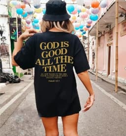image-Women's Letter Print T-Shirt - Khaki XXL Short Sleeve