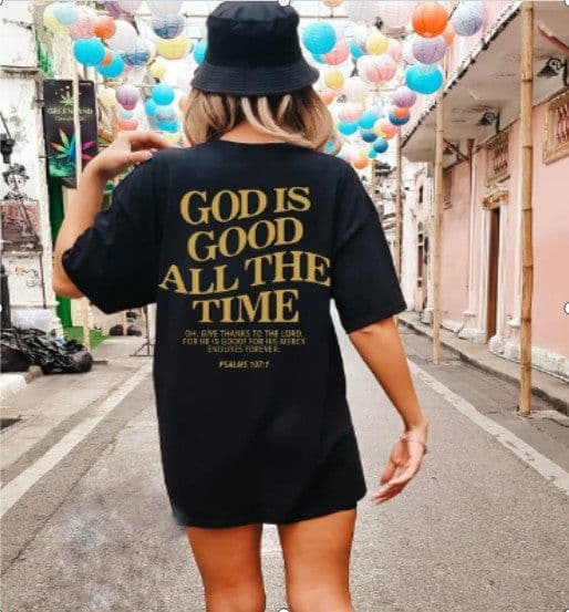 image-Women's Letter Print T-Shirt - Khaki XXL Short Sleeve