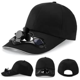 image-Men's Solar Fan Hat with Logo