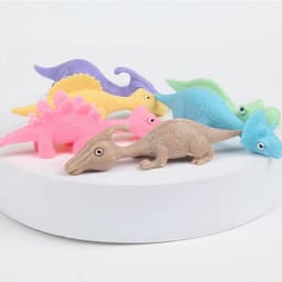 image-Zhijia TPR Catapult Dinosaur Toy - Kids Launch Slingshot