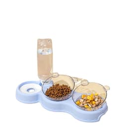 image-Automatic Pet Dog Cat Water Feeder, Anti-Moisture, 3 Bowls