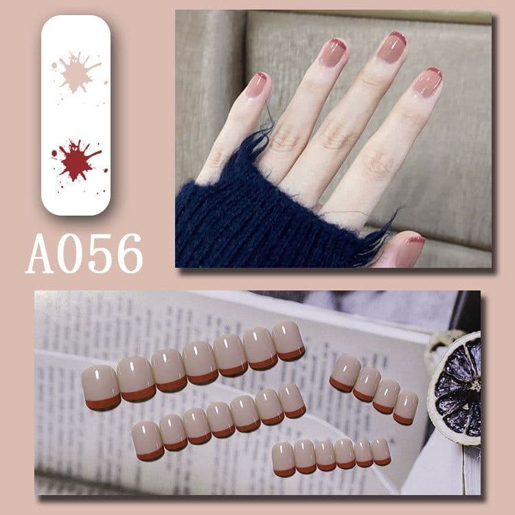 image-Internet celebrity new fake nails wearable nails finished nail patches nail art patches removable nail patches nail art accessories