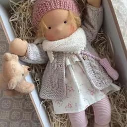 image-Waldorf Doll Vinyl Mini Christmas Thumbling