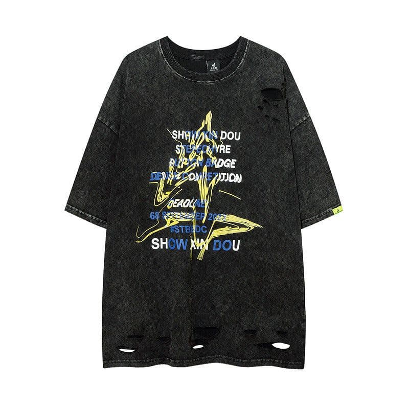 image-TKPA Hip-Hop T-Shirt - Black Skeleton Devil XXL